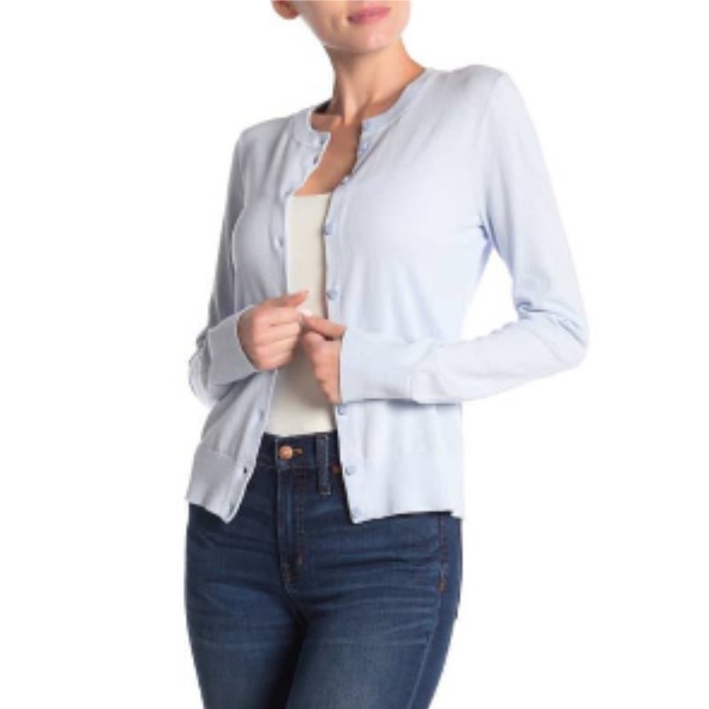 Light Blue J Crew Cardigan